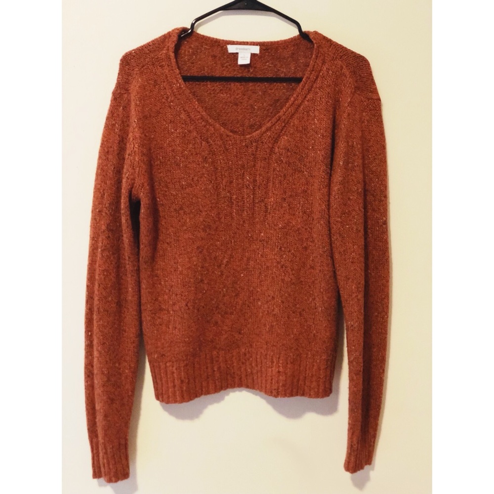 Comfy orange sweater